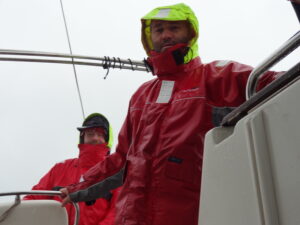 Navigation sous la pluie